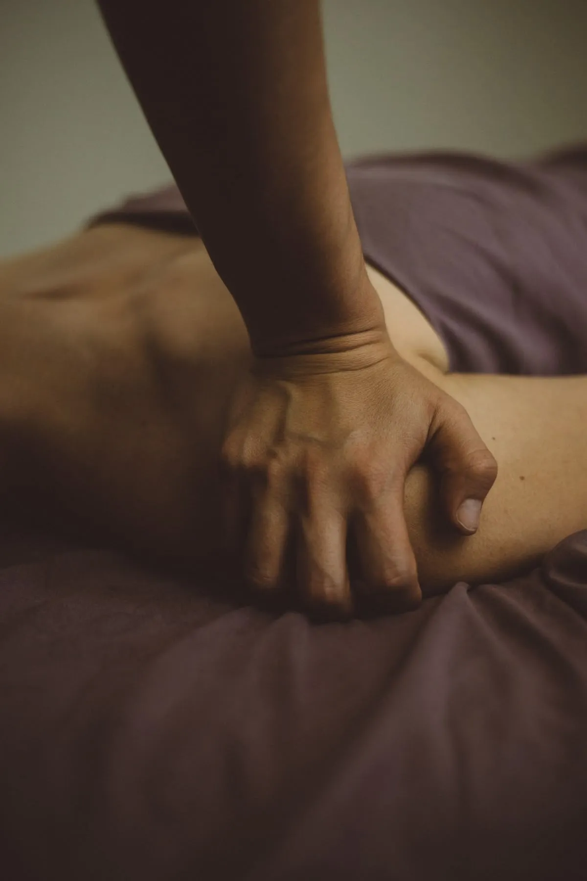 Deep tissue massage treatment at O2 Spa Lucknow